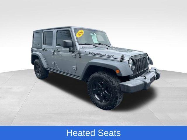 used 2016 Jeep Wrangler Unlimited car, priced at $19,975