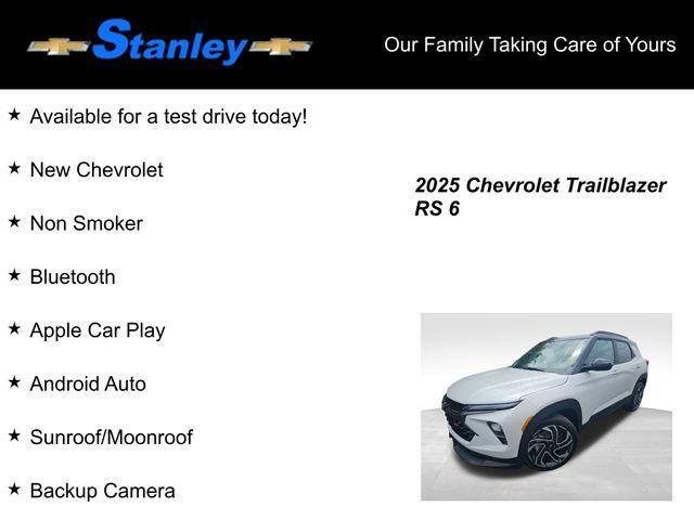 new 2025 Chevrolet TrailBlazer car, priced at $33,177