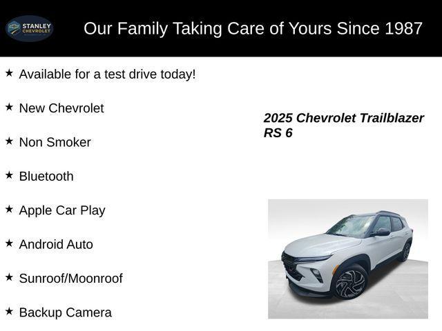 new 2025 Chevrolet TrailBlazer car, priced at $29,699