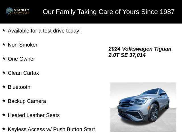 used 2024 Volkswagen Tiguan car, priced at $24,774