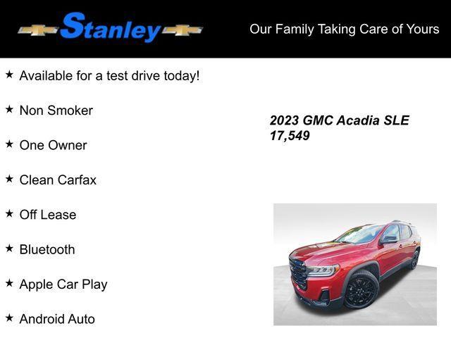 used 2023 GMC Acadia car, priced at $34,972