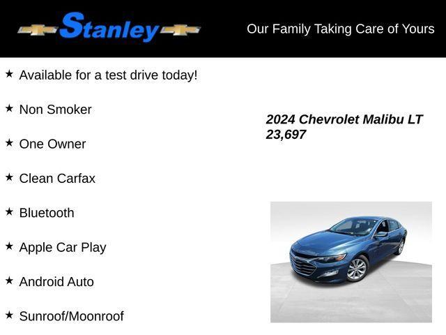 used 2024 Chevrolet Malibu car, priced at $22,570