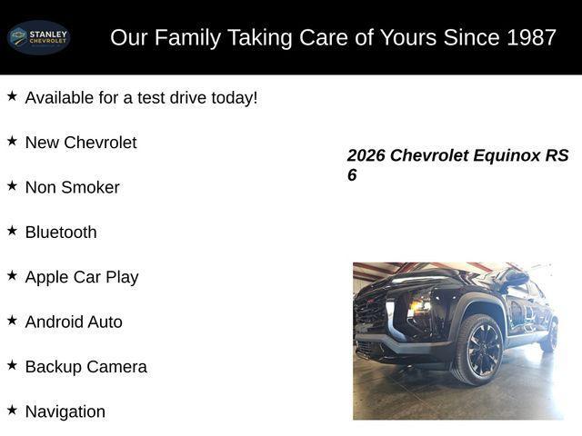 new 2026 Chevrolet Equinox car, priced at $34,654
