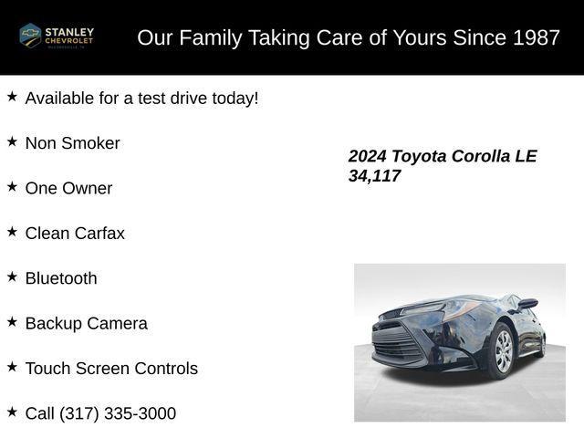 used 2024 Toyota Corolla car, priced at $21,060