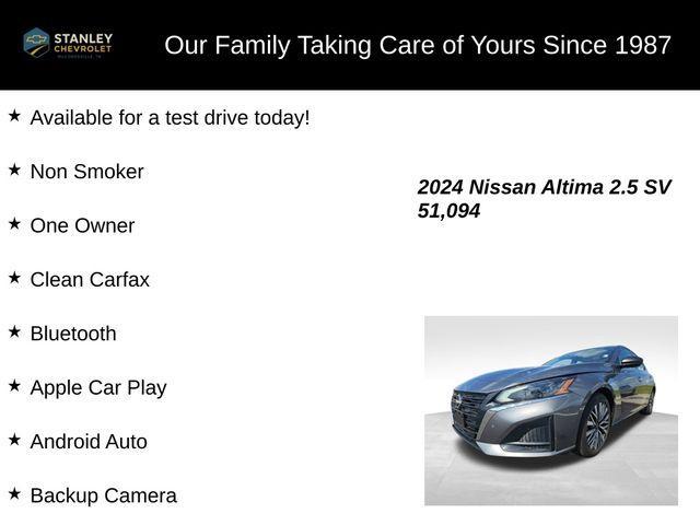 used 2024 Nissan Altima car, priced at $20,649