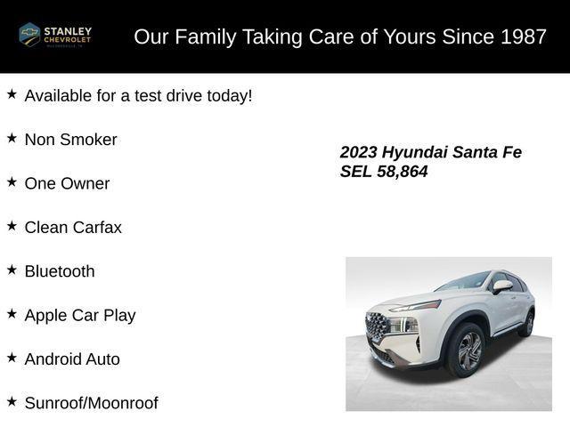 used 2023 Hyundai Santa Fe car, priced at $23,130