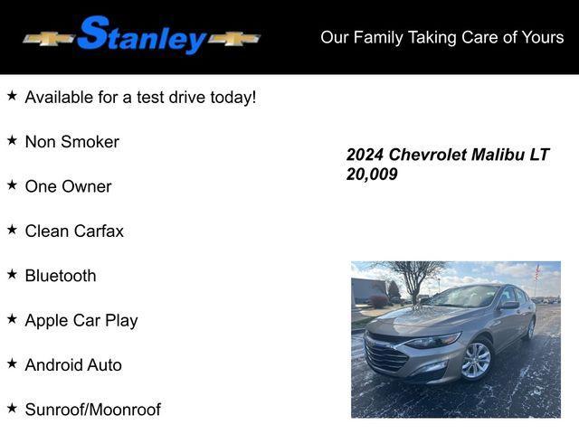 used 2024 Chevrolet Malibu car, priced at $22,177