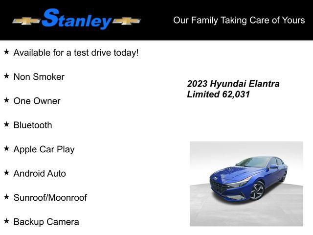 used 2023 Hyundai Elantra car, priced at $18,997