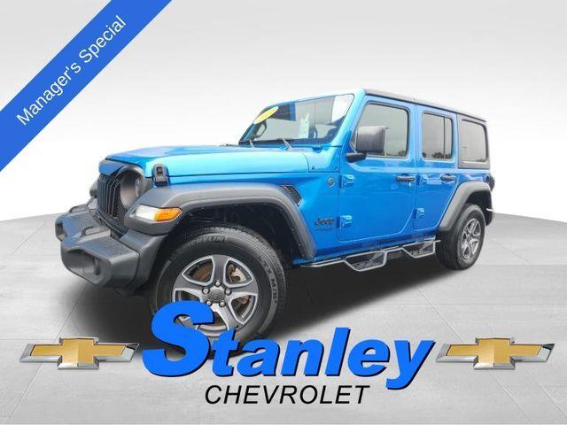 used 2022 Jeep Wrangler Unlimited car, priced at $33,575