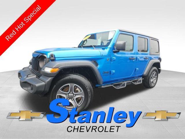 used 2022 Jeep Wrangler Unlimited car, priced at $33,575