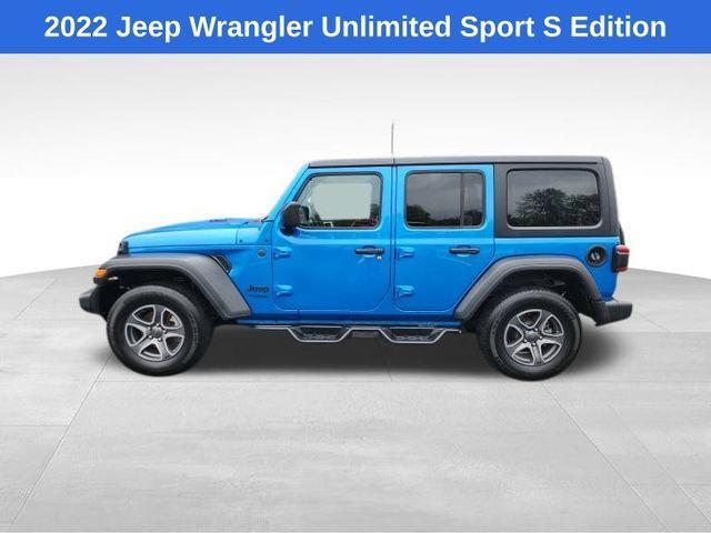 used 2022 Jeep Wrangler Unlimited car, priced at $33,575