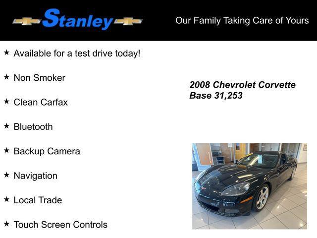 used 2008 Chevrolet Corvette car, priced at $31,457