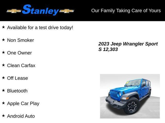 used 2023 Jeep Wrangler car, priced at $35,777