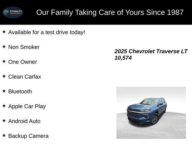 used 2025 Chevrolet Traverse car, priced at $40,950