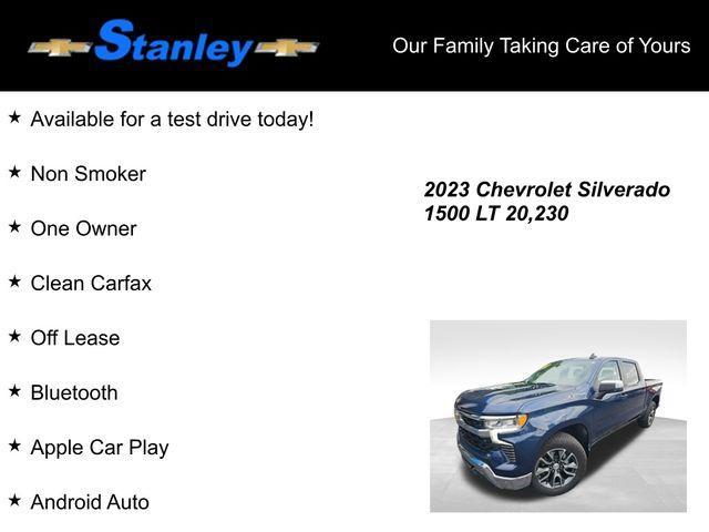 used 2023 Chevrolet Silverado 1500 car, priced at $39,377