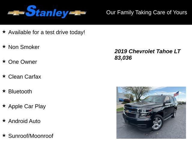 used 2019 Chevrolet Tahoe car, priced at $33,870