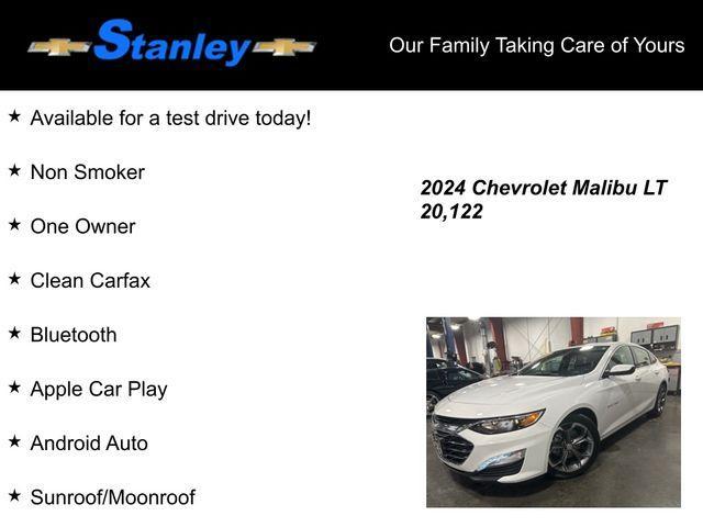 used 2024 Chevrolet Malibu car, priced at $21,693