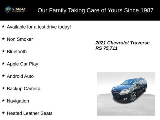 used 2021 Chevrolet Traverse car, priced at $26,950