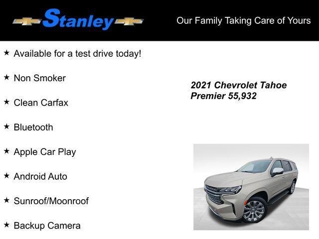 used 2021 Chevrolet Tahoe car, priced at $51,680