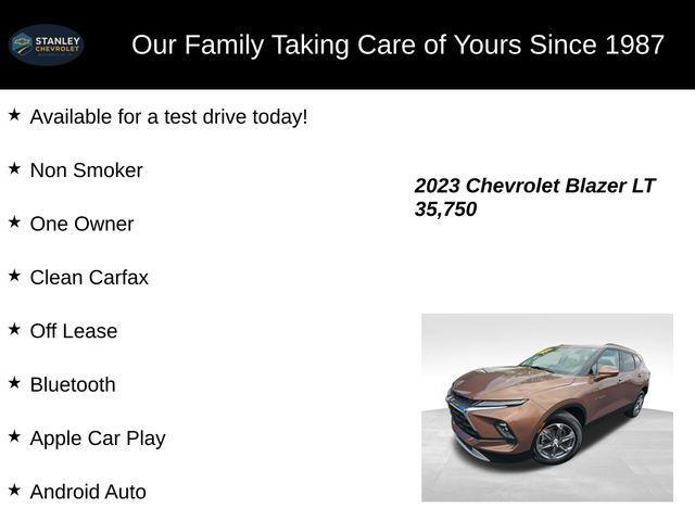 used 2023 Chevrolet Blazer car, priced at $27,984