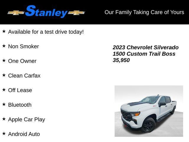 used 2023 Chevrolet Silverado 1500 car, priced at $43,767
