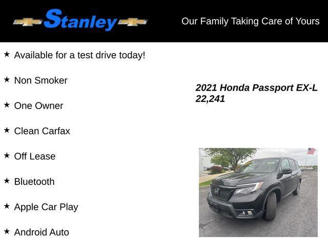 used 2021 Honda Passport car, priced at $30,980
