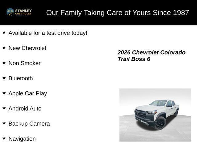 new 2026 Chevrolet Colorado car