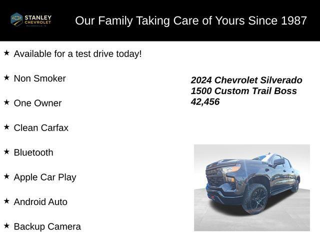 used 2024 Chevrolet Silverado 1500 car, priced at $42,860