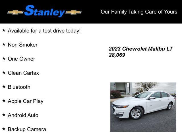 used 2023 Chevrolet Malibu car, priced at $19,836