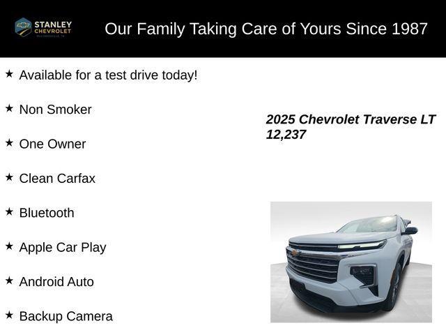 used 2025 Chevrolet Traverse car, priced at $39,857