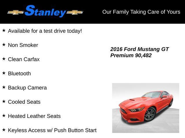 used 2016 Ford Mustang car, priced at $24,850