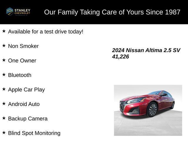 used 2024 Nissan Altima car, priced at $21,056