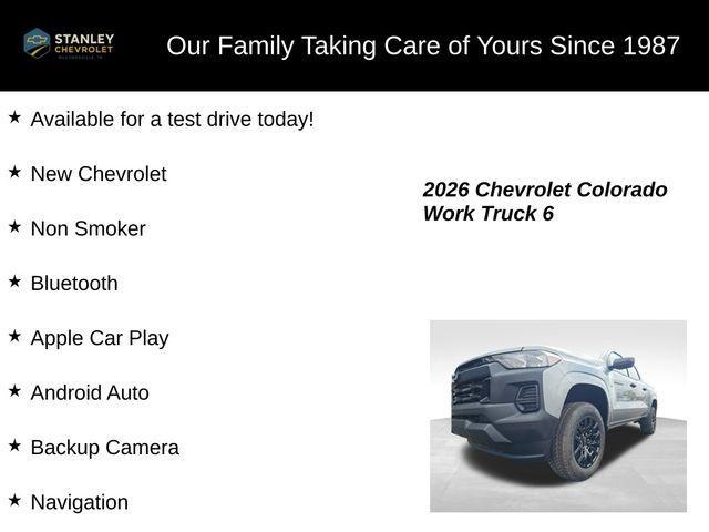 new 2026 Chevrolet Colorado car, priced at $32,481