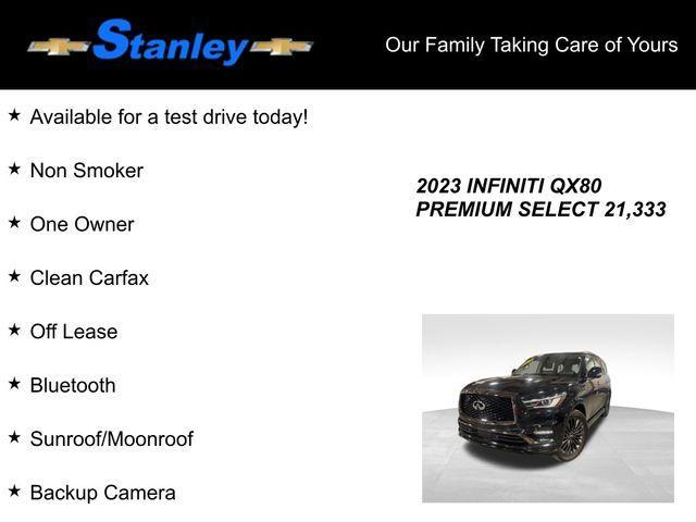 used 2023 INFINITI QX80 car, priced at $53,240