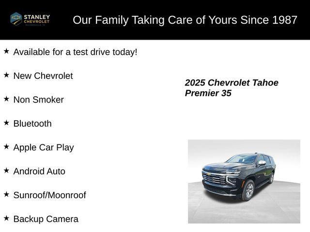 new 2025 Chevrolet Tahoe car, priced at $81,227