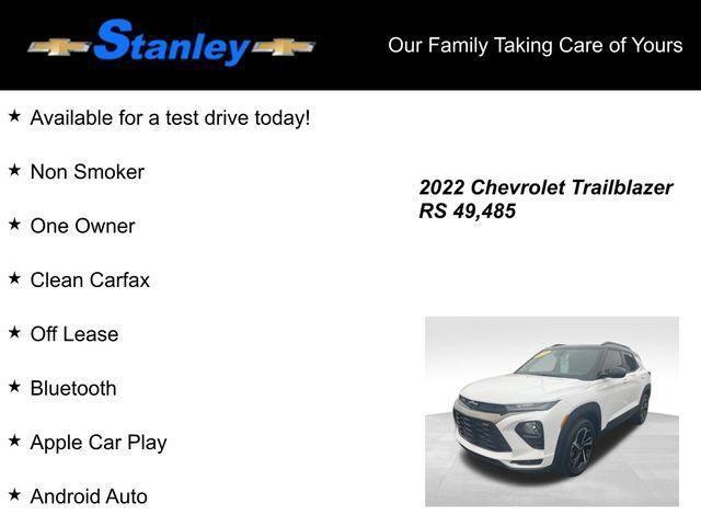 used 2022 Chevrolet TrailBlazer car, priced at $22,887