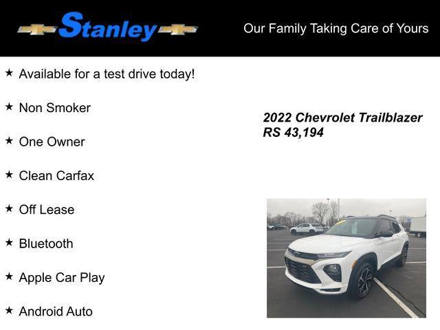 used 2022 Chevrolet TrailBlazer car, priced at $21,967