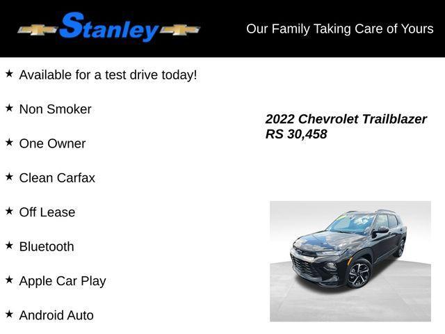 used 2022 Chevrolet TrailBlazer car, priced at $22,933