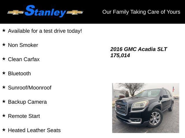 used 2016 GMC Acadia car, priced at $9,950