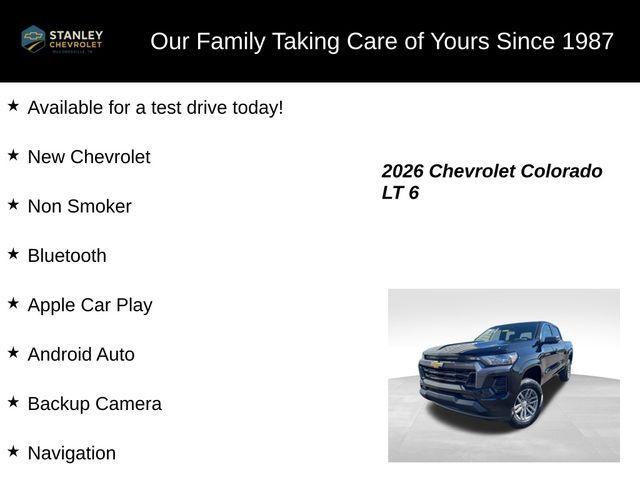 new 2026 Chevrolet Colorado car, priced at $33,481
