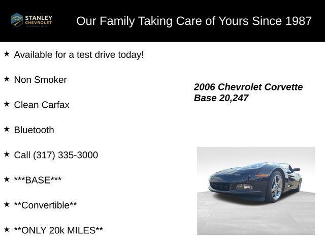 used 2006 Chevrolet Corvette car, priced at $30,840