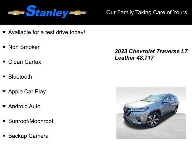 used 2023 Chevrolet Traverse car, priced at $34,839