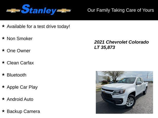 used 2021 Chevrolet Colorado car, priced at $22,631