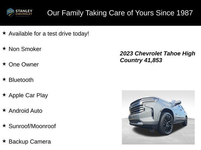 used 2023 Chevrolet Tahoe car, priced at $63,577