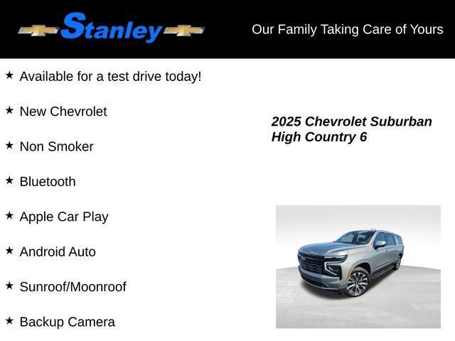 new 2025 Chevrolet Suburban car, priced at $85,525