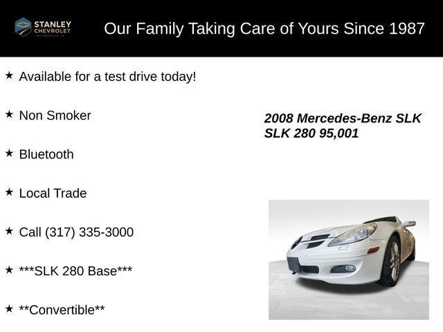 used 2008 Mercedes-Benz SLK-Class car, priced at $9,760