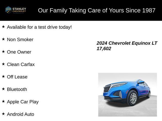 used 2024 Chevrolet Equinox car, priced at $24,947