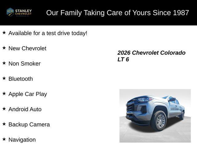 new 2026 Chevrolet Colorado car, priced at $33,479