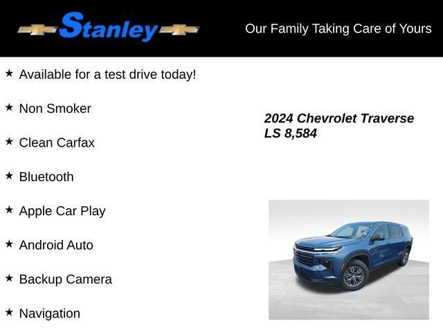 used 2024 Chevrolet Traverse car, priced at $35,285