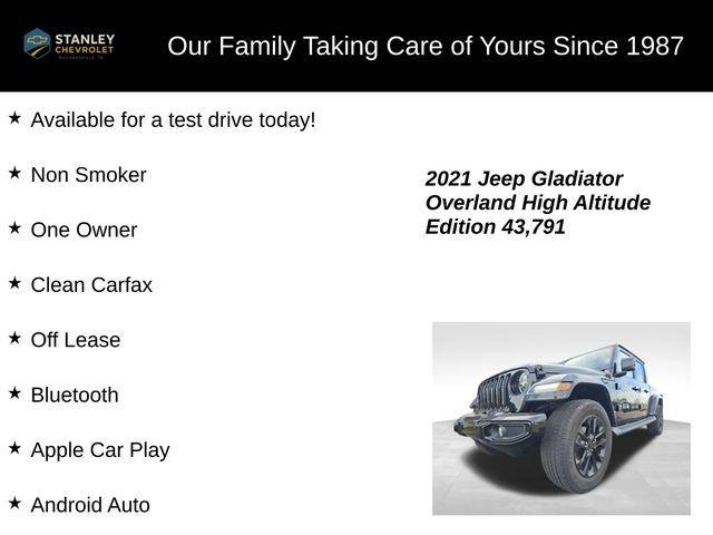 used 2021 Jeep Gladiator car, priced at $33,729